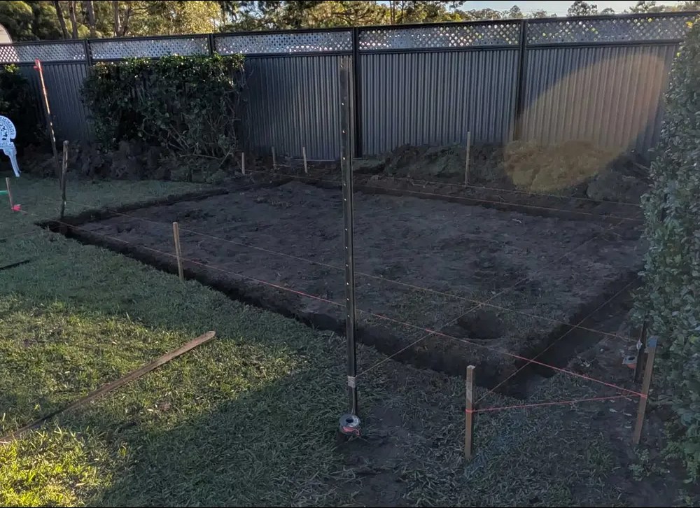 Gazebo build in Sippy Downs